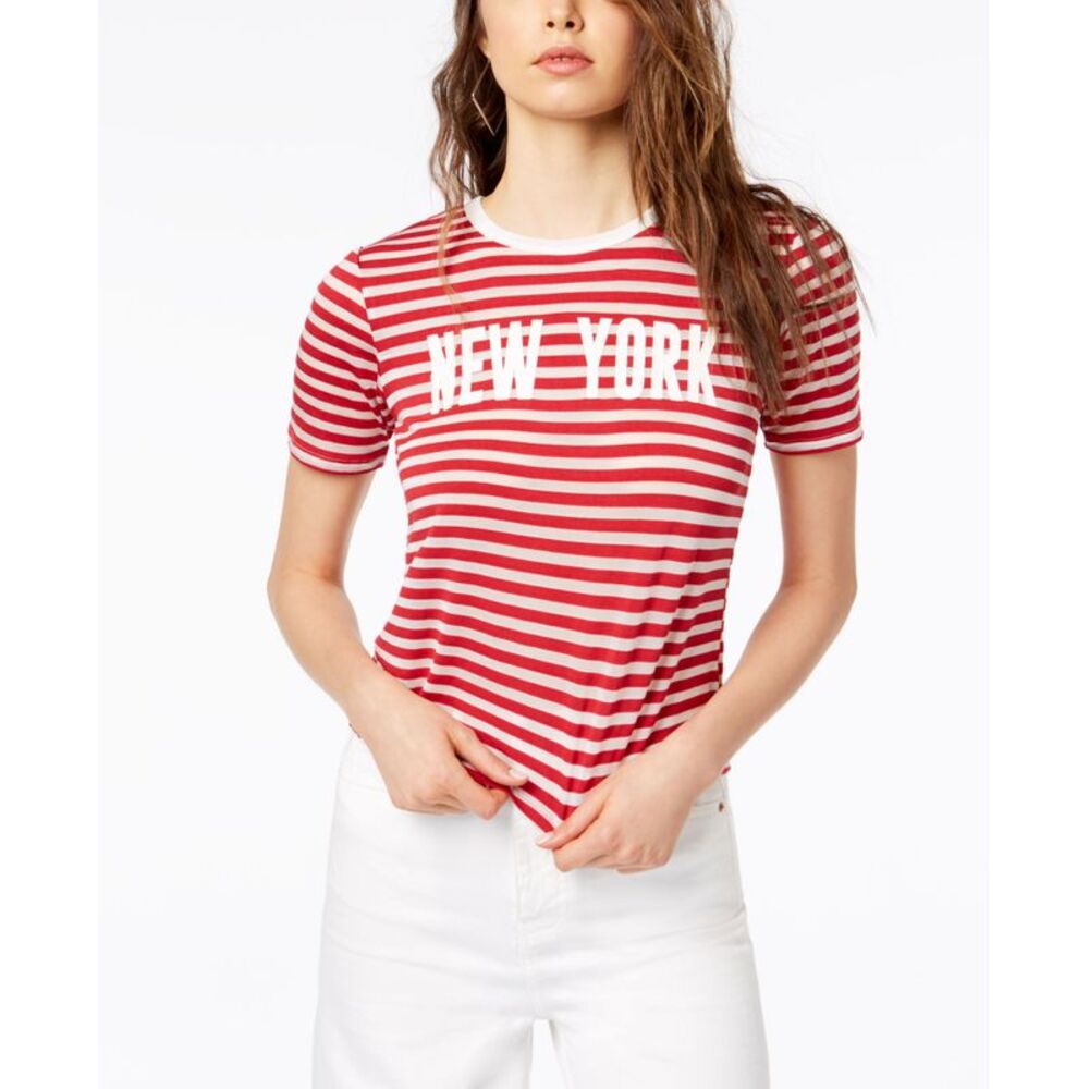 Project 28 Nyc New York Striped T-Shirt